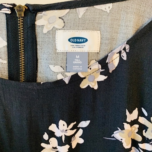 BLACK Floral Dress Old Navy - Picture 5 of 5